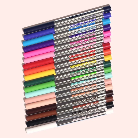 Eighteen 18 Graphic Statement Gel Eyeliners Waterproof Vibrant Colors Eye Pencil - Picture 1 of 16